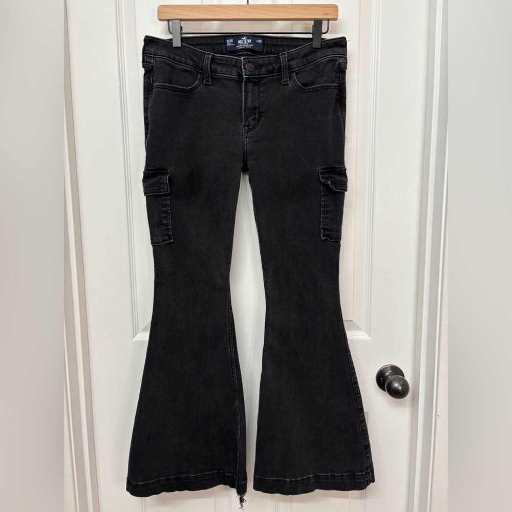 Black Vintage Flare Jeans | Hollister 9/8S